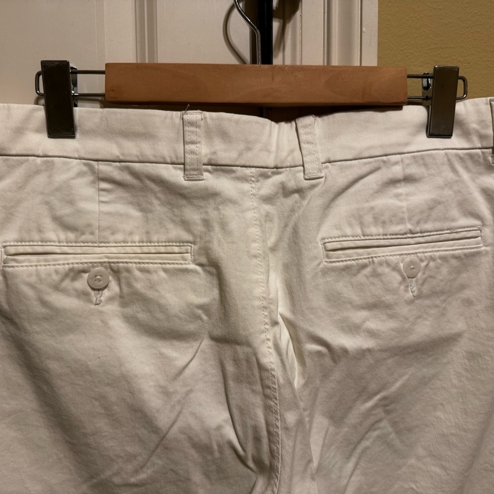 Roundtree & Yorke Casuals White Mens Slacks Pants Front Back Pockets Sz 34x30 - Picture 8 of 13